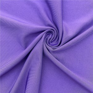 Polyester spandex stretch jersey knit fabric