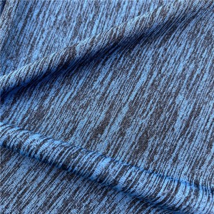 Heather Jersey knit mélange stretch fabric