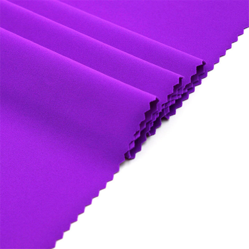 Purple Shiny Nylon Spandex Fabric By The Yard, 4 Way Stretch Fabric, Swimsuit Fabric