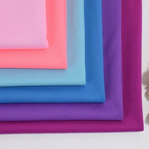 100% Polyester bird eye mesh fabric for sportswear