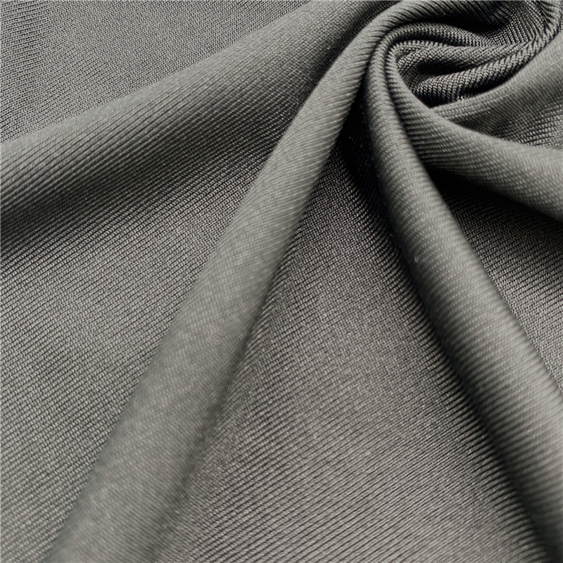 Polyester spandex jersey cotton-like soft handfeel stretch elastic