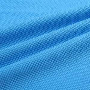 Wholesale athletic moisture wicking polyester mesh fabric for sport tops