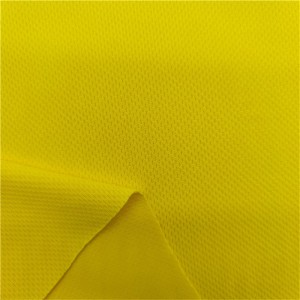Polyester bird eye mesh quick dry fabric for sportswear