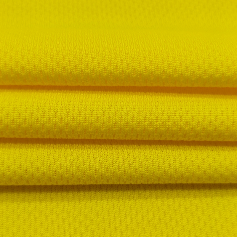 China Professional China Heavy Duty Mesh Fabric - Custom 100% polyester knit  bird eye mesh fabric for activewear – Huasheng manufacturers and suppliers