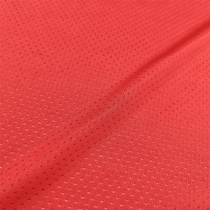 Polyester spandex breathable quick dry butterfly mesh fabric