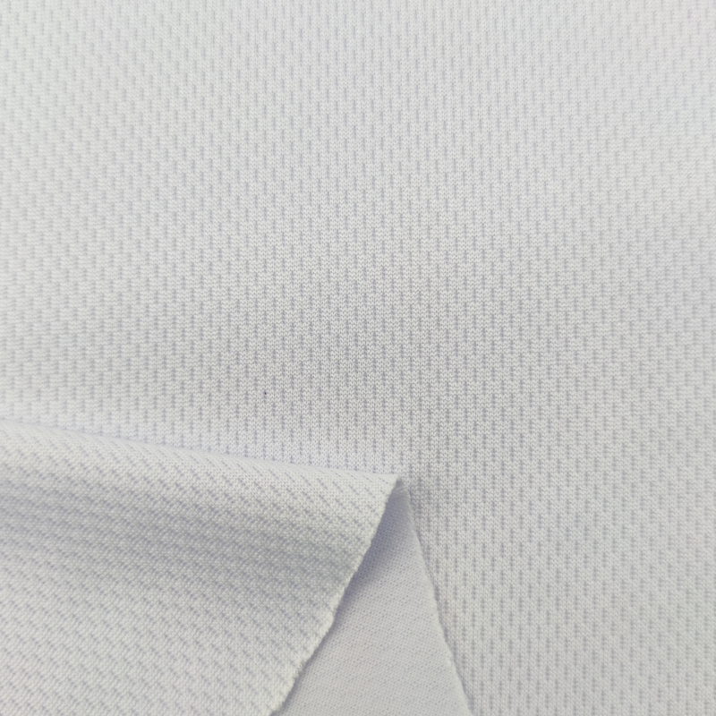 China PriceList for Cotton Mesh Fabric - Dri fit 100% polyester birdeye  bird eye mesh fabric for sportswear – Huasheng manufacturers and suppliers