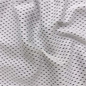 Breathable warp knitting 100% polyester 75D mesh fabric for sportswear