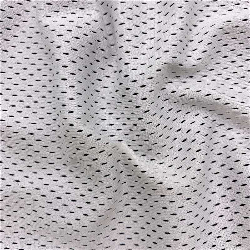 China Wholesale 75D polyester fiber warp knitted mesh fabric for