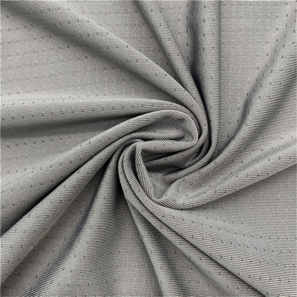 Soft polyester spandex stretch sports fabric mesh for clothing