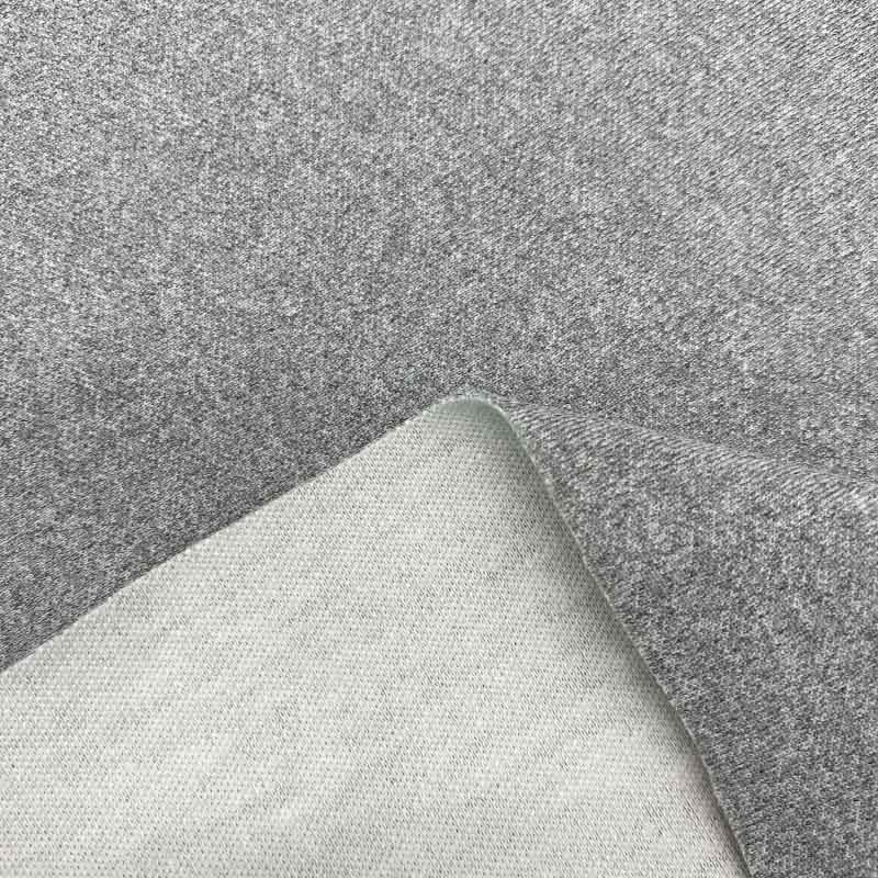China Wholesale heather grey 45% cotton 55% polyester fabric for