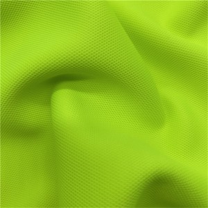 Heavy weight polyester spandex thick pique stretch fabric for polo shirt