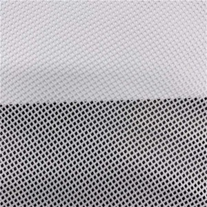 High quality DTY polyester diamond mesh fabric for sportswear and lining