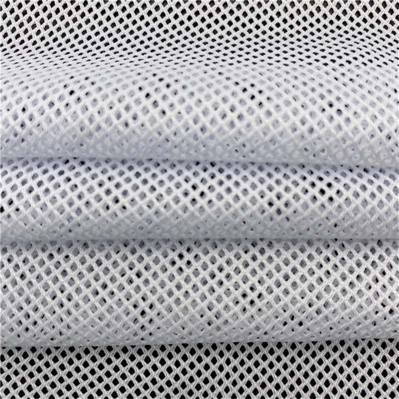 China High definition Poly Mesh Fabric - DTY polyester mesh lining fabric  with diamond meshes – Huasheng manufacturers and suppliers