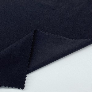 Cottony hand-feel 87% polyester ATY 13% spandex stretch legging fabric