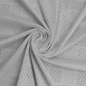 87% Polyester 13% spandex dry fit mesh fabric for inner lining