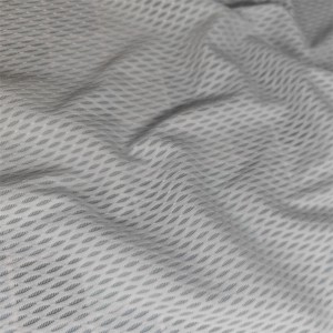 87% Polyester 13% spandex dry fit mesh fabric for inner lining
