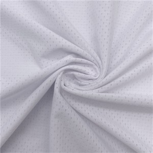 Polyester spandex jacquard knitting mesh fabric for lining