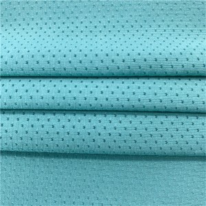 Stretch butterfly jacquard mesh fabric for sportswear