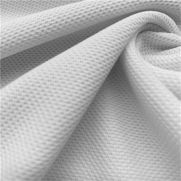 China Superior quality 100% polyester pique knit mesh fabric for polo ...