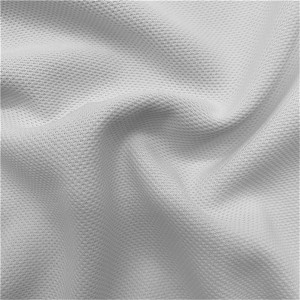 Superior quality 100% polyester pique knit mesh fabric for polo shirt