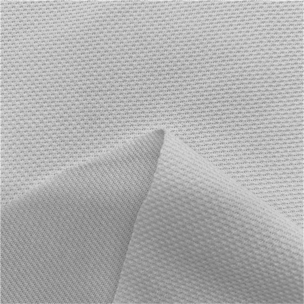 China Good Quality Interlock Fabric - Heavy weight polyester spandex thick  pique stretch fabric for polo shirt – Huasheng manufacturers and suppliers