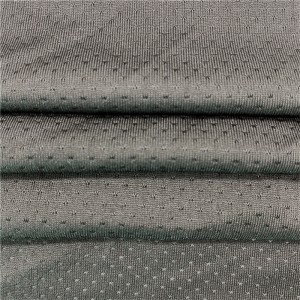 Hot sales polyester stretch jacquard butterfly mesh fabric for sportswear
