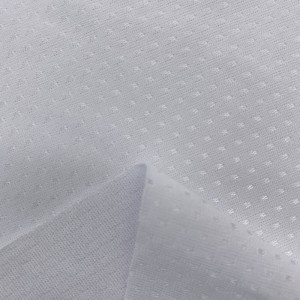 Small shiny diamond polyester jacquard knit fabric for garment