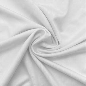 Hot-selling Striped Jersey Knit Fabric - Knitting polyester spandex stretch single jersey fabric for sportswear garment – Huasheng