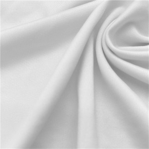 Knitting polyester spandex stretch single jersey fabric for sportswear garment
