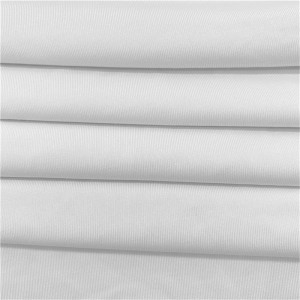 Knitting polyester spandex stretch single jersey fabric for sportswear garment