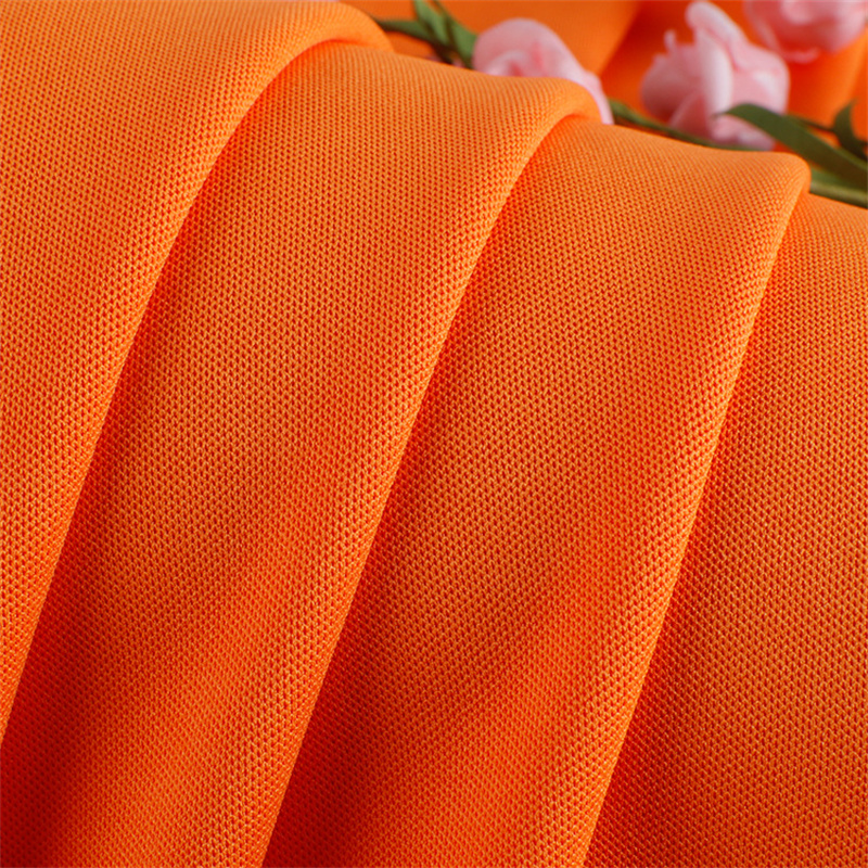 Single Pique 32s 100% Cotton Non Elastic Double Yarn Mesh Fabric