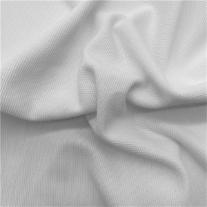 Repreve recycled RPET 95% polyester 5% spandex elastic pique fabric for garment