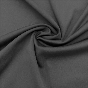 High reputation Cotton Rib Knit Fabric - 74% Polyester 26% spandex brushed interlock knit fabric for casual wear – Huasheng