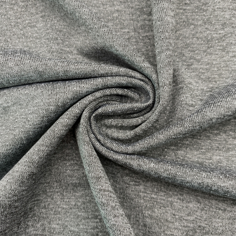 87.8% Polyester 12.2% spandex jacquard mesh fabric for t-shirt
