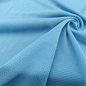 100% polyester pin dot hole mesh fabric for sports wear