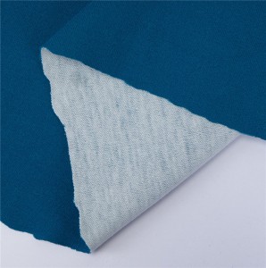 High reputation Cotton Rib Knit Fabric - Cotton polyester blended two tone interlock knit fabric – Huasheng
