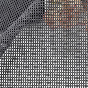 DTY polyester perforated mesh fabric