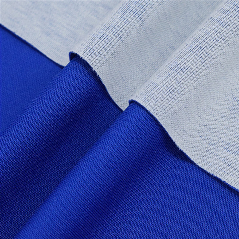 China Cotton polyester blended two tone interlock knit fabric manufacturers  and suppliers