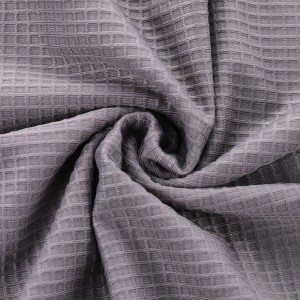 Nylon spandex waffle knit stretch fabric