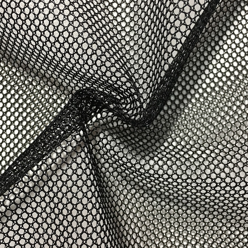 Good quality Air Mesh Fabric - High quality polyester heavy duty mesh net fabric for baby playpen – Huasheng