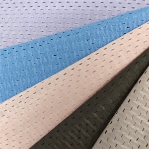 86% Polyester 14% spandex stretch jacquard mesh fabric for sportswear