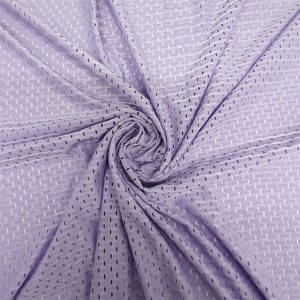 86% Polyester 14% spandex stretch jacquard mesh fabric for sportswear