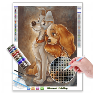 4# Droshipping Diamond Painting Cuadros Decorativos Wall Art Canvas Print Diamond Art Dog Animal Painting for Wall Decor