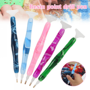 Resin Point Drill Pen For DIY 5D Diamond Painting Kits Tools AB 447 DMC Sticky Drill Diamond Painting Accessories