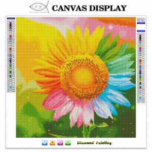 51# Flower Square Resin Drill Diamond Painting Factory Supply Wholesale Custom Canvas Painting