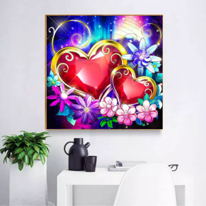 50# 5d diamond art painting craft gifts flower crystal canvas full drill wall art diamond painting for home decor