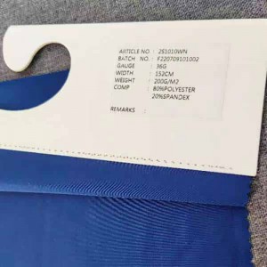 OEM China Quick Dry Material - Warp Knitting Article NO2S0855-N1 – Fengyun