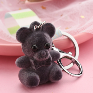 Bear Keychain Pile Coating Cute Delicate