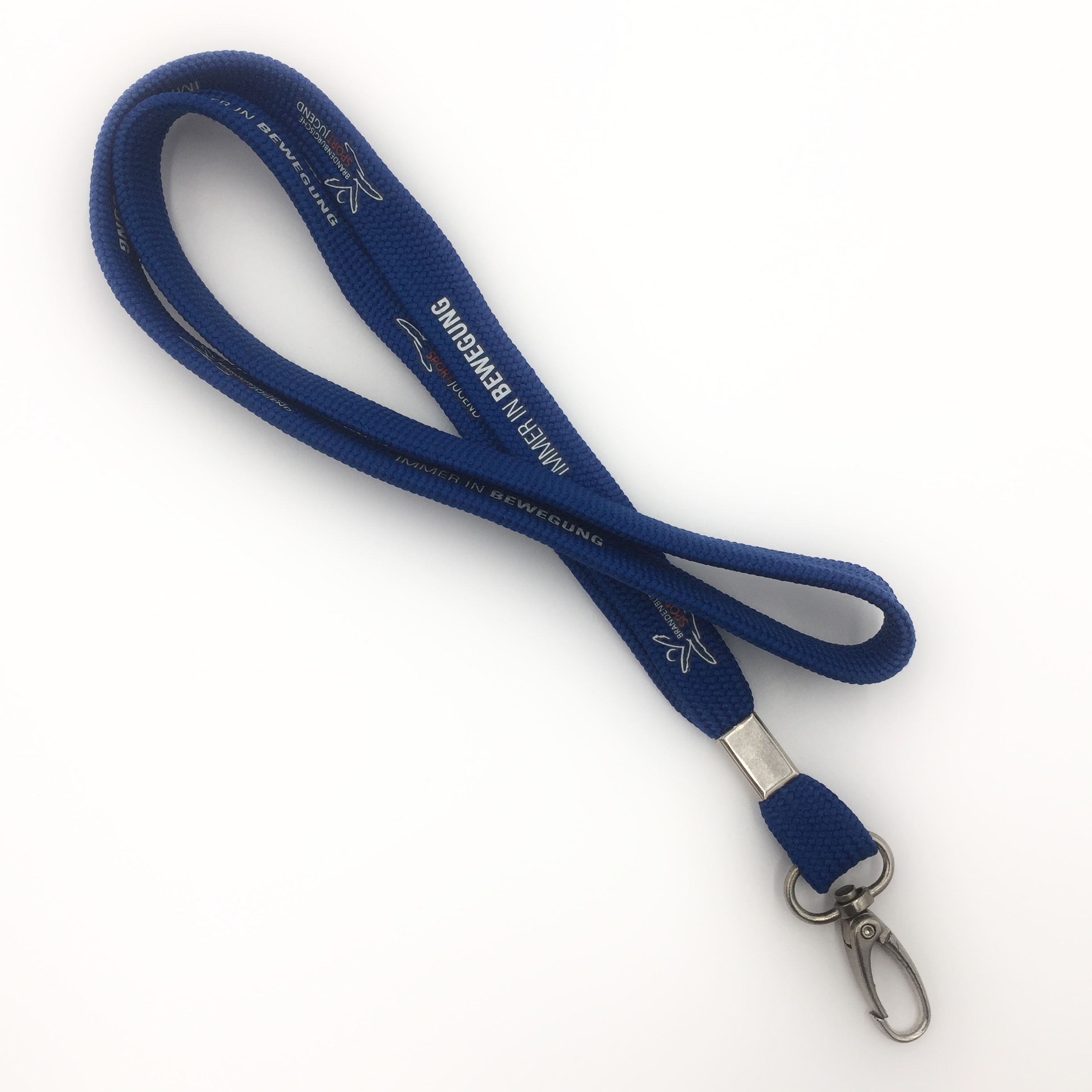 High Density ECO Customize Cord Lanyards With Your Own Graphical Design In Exhibition Trade Show Event