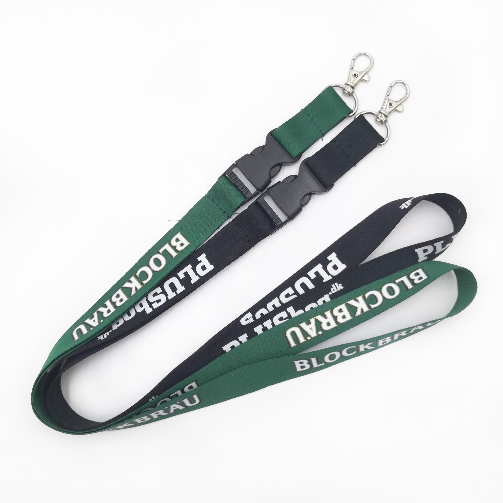 Professional China Lanyard Keychain For Printing - Custom polyester silk printing lanyard with plastic buckle – Bison